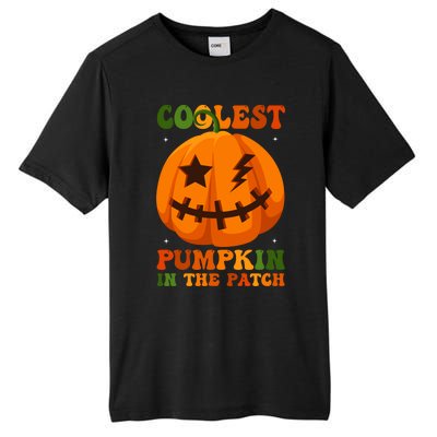 Coolest Pumpkin In The Patch Groovy Happy Halloween Cool Gift Tall Fusion ChromaSoft Performance T-Shirt