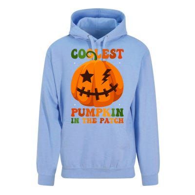 Coolest Pumpkin In The Patch Groovy Happy Halloween Cool Gift Unisex Surf Hoodie