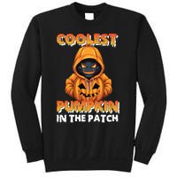 Coolest Pumpkin In The Patch Halloween Kids Design Sweatshirt