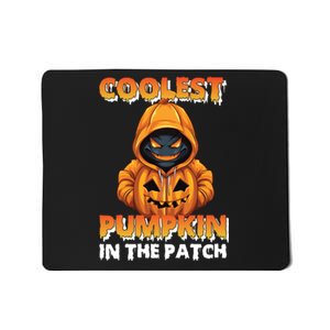 Coolest Pumpkin In The Patch Halloween Kids Design Mousepad