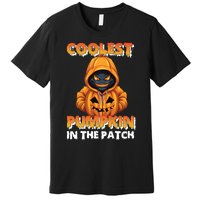 Coolest Pumpkin In The Patch Halloween Kids Design Premium T-Shirt