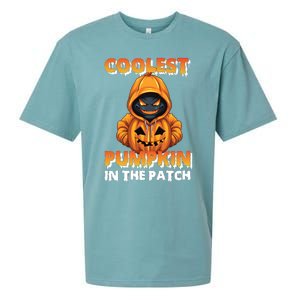 Coolest Pumpkin In The Patch Halloween Kids Design Sueded Cloud Jersey T-Shirt