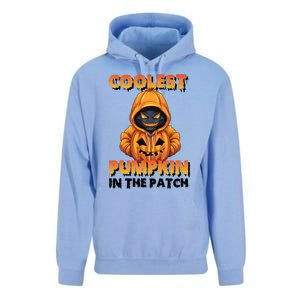 Coolest Pumpkin In The Patch Halloween Kids Design Unisex Surf Hoodie