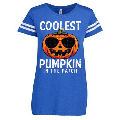 Coolest Pumpkin In The Patch Halloween Enza Ladies Jersey Football T-Shirt