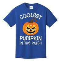 Coolest Pumpkin In The Patch Halloween Fall Design Funny Gift Kids T-Shirt