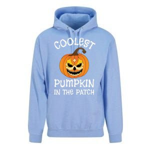 Coolest Pumpkin In The Patch Halloween Fall Design Funny Gift Unisex Surf Hoodie