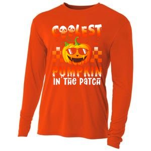 Coolest Pumpkin In The Patch Halloween Gift Cooling Performance Long Sleeve Crew