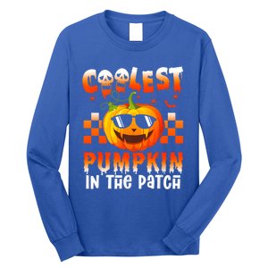 Coolest Pumpkin In The Patch Halloween Gift Long Sleeve Shirt