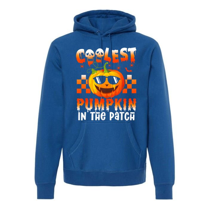 Coolest Pumpkin In The Patch Halloween Gift Premium Hoodie