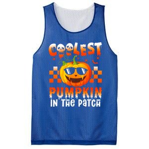 Coolest Pumpkin In The Patch Halloween Gift Mesh Reversible Basketball Jersey Tank