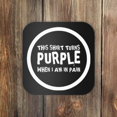 Chronic Pain Illness Awareness Support Purple Pain Fatigue Coaster