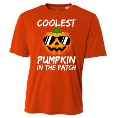 Coolest Pumpkin In The Patch Halloween Pumpkin Cooling Performance Crew T-Shirt