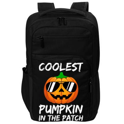 Coolest Pumpkin In The Patch Halloween Pumpkin Impact Tech Backpack