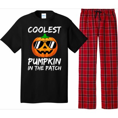 Coolest Pumpkin In The Patch Halloween Pumpkin Pajama Set