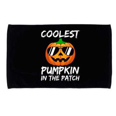 Coolest Pumpkin In The Patch Halloween Pumpkin Microfiber Hand Towel