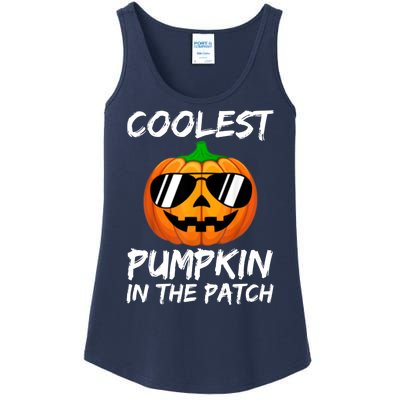 Coolest Pumpkin In The Patch Halloween Pumpkin Ladies Essential Tank