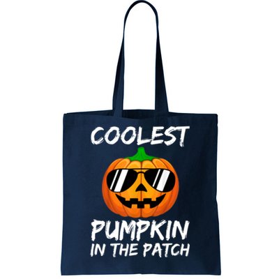 Coolest Pumpkin In The Patch Halloween Pumpkin Tote Bag