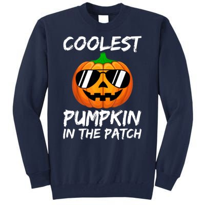 Coolest Pumpkin In The Patch Halloween Pumpkin Tall Sweatshirt