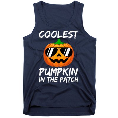 Coolest Pumpkin In The Patch Halloween Pumpkin Tank Top