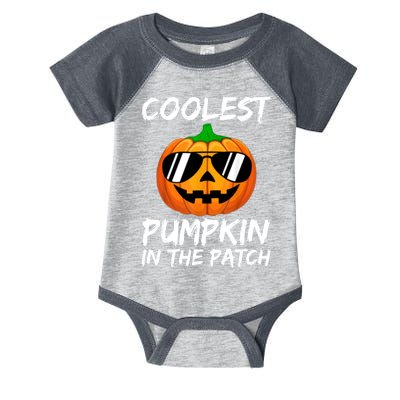 Coolest Pumpkin In The Patch Halloween Pumpkin Infant Baby Jersey Bodysuit