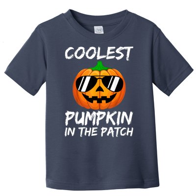 Coolest Pumpkin In The Patch Halloween Pumpkin Toddler T-Shirt