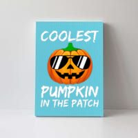 Coolest Pumpkin In The Patch Halloween Pumpkin Canvas