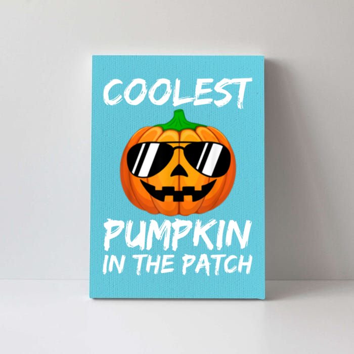 Coolest Pumpkin In The Patch Halloween Pumpkin Canvas