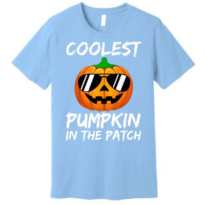 Coolest Pumpkin In The Patch Halloween Pumpkin Premium T-Shirt