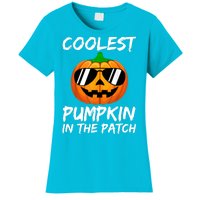 Coolest Pumpkin In The Patch Halloween Pumpkin Women's T-Shirt