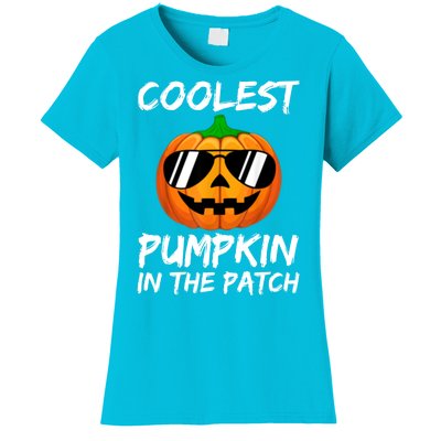 Coolest Pumpkin In The Patch Halloween Pumpkin Women's T-Shirt