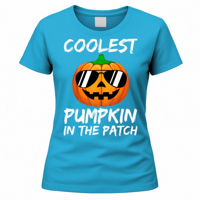 Coolest Pumpkin In The Patch Halloween Pumpkin Women's T-Shirt