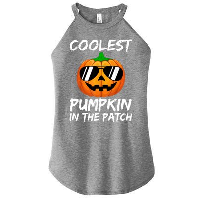 Coolest Pumpkin In The Patch Halloween Pumpkin Women's Perfect Tri Rocker Tank