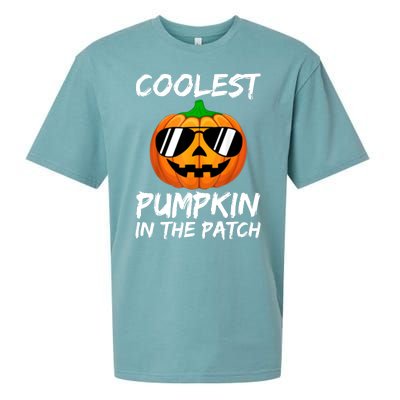 Coolest Pumpkin In The Patch Halloween Pumpkin Sueded Cloud Jersey T-Shirt