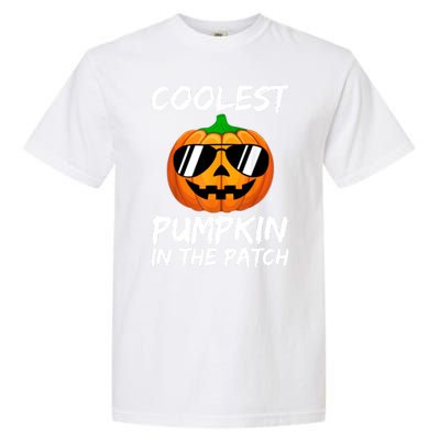 Coolest Pumpkin In The Patch Halloween Pumpkin Garment-Dyed Heavyweight T-Shirt