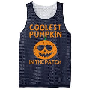 Coolest Pumpkin In The Patch Funny Halloweens Mesh Reversible Basketball Jersey Tank