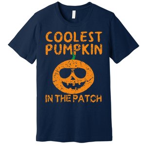 Coolest Pumpkin In The Patch Funny Halloweens Premium T-Shirt