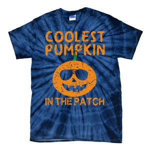 Coolest Pumpkin In The Patch Funny Halloweens Tie-Dye T-Shirt