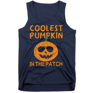 Coolest Pumpkin In The Patch Funny Halloweens Tank Top