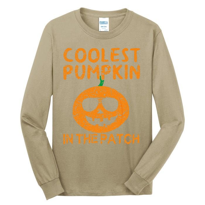 Coolest Pumpkin In The Patch Funny Halloweens Tall Long Sleeve T-Shirt