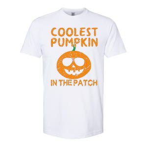 Coolest Pumpkin In The Patch Funny Halloweens Softstyle CVC T-Shirt