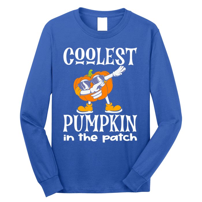 Coolest Pumpkin In The Patch Vintage Pumpkin Halloween Meaningful Gift Long Sleeve Shirt