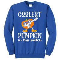 Coolest Pumpkin In The Patch Vintage Pumpkin Halloween Meaningful Gift Tall Sweatshirt