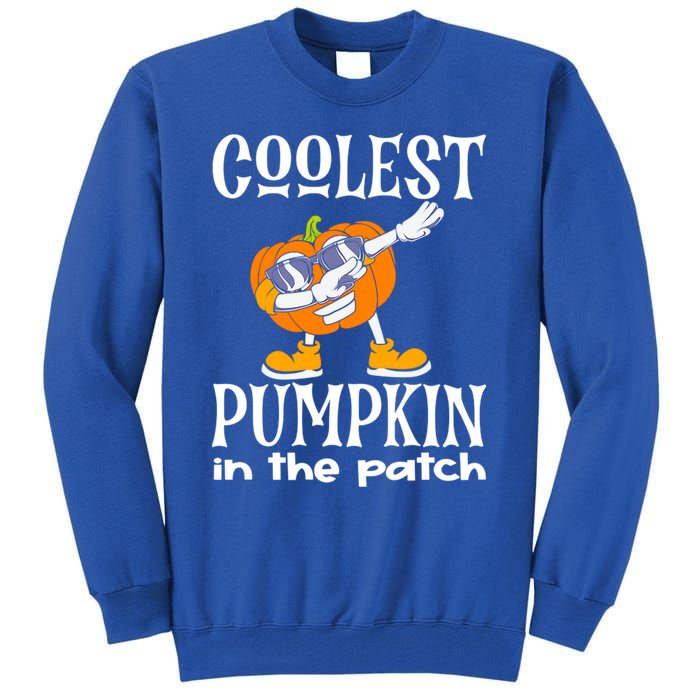 Coolest Pumpkin In The Patch Vintage Pumpkin Halloween Meaningful Gift Tall Sweatshirt