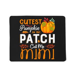 Cutest Pumpkin In The Patch Call Me Mimi Halloween Gift Mousepad