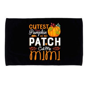 Cutest Pumpkin In The Patch Call Me Mimi Halloween Gift Microfiber Hand Towel