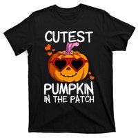 Cutest Pumpkin In The Patch Halloween Pumpkin T-Shirt