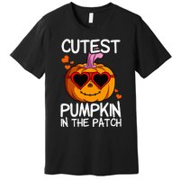 Cutest Pumpkin In The Patch Halloween Pumpkin Premium T-Shirt