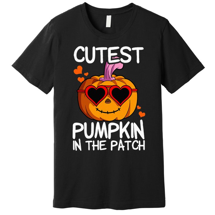 Cutest Pumpkin In The Patch Halloween Pumpkin Premium T-Shirt