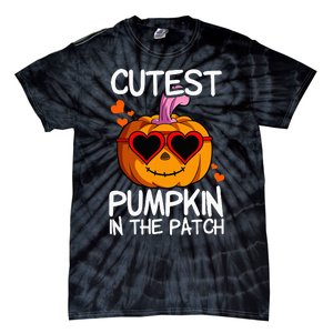 Cutest Pumpkin In The Patch Halloween Pumpkin Tie-Dye T-Shirt