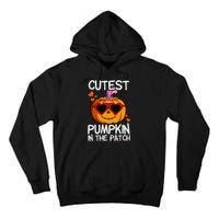 Cutest Pumpkin In The Patch Halloween Pumpkin Tall Hoodie